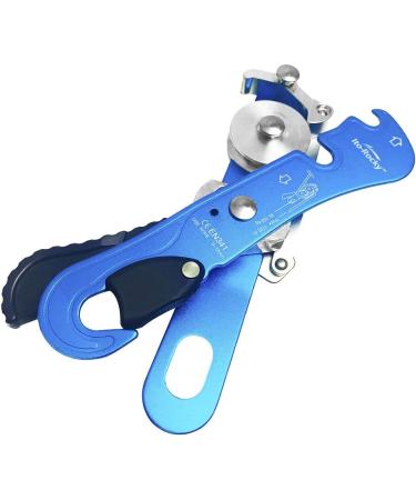 Ito Rocky Climbing Gear Ascender & Rappelling Descender Belay Devices - Blue | For 9-12mm Rope, Rescue & Arborist - Buy Online on SooperMarket.com