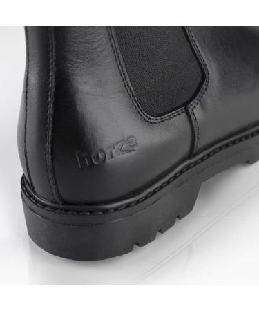 HORZE Kids Safety Work Paddock Boots Black EU 39 - Durable and Safe Footwear for Young Riders - Buy Online on SooperMarket.com