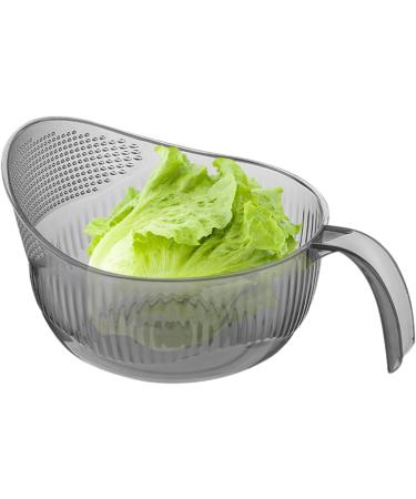 HMLTD Drain Basket - Multi-Purpose Bowl Strainer with Multi Fine Holes | Kitchen Utensils for Rice Tomatoes Soybeans Peppers Apples Grapes Gray - Buy Online on SooperMarket.com