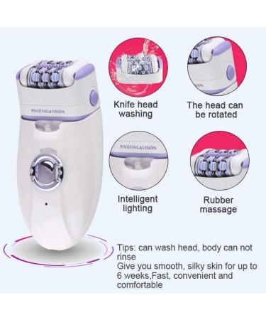 3 in 1 Women's Electric Hair Removal Kit: Epilator, Lady Shaver, Bikini Trimmer - Rechargeable and Gentle Depilation - Buy Online on SooperMarket.com