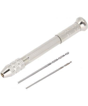 BORDSTRACT Manual Nail Art Punch Tool with 2 Drill Bits Nail Manicure Hand Dril for DIY Nail Piercing and Manicure Projects - Buy Online on SooperMarket.com