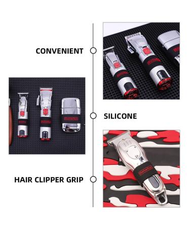 FRCOLOR Heat Resistant Hair Clipper Cover - 6 Pcs Silicone Barber Clipper Grips for Superior Control - Buy Online on SooperMarket.com