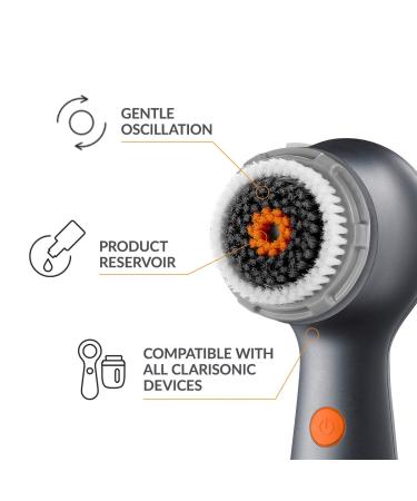 Clarisonic Men's Facial Brush Head Replacement | Compatible with Mia 1, Mia 2, Mia Fit, Alpha Fit, Smart Profile Uplift | 1 Count - Buy Online on SooperMarket.com