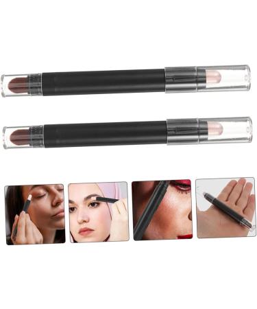 HAPINARY 2pcs Eyeshadow Makeup Eye Makeup Brush Make up Brushes Eyeshadow Makeup Eyeshadow Brushes Abs Black - Buy Online on SooperMarket.com