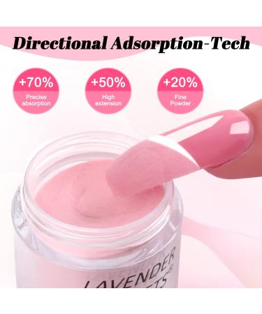Lavender Violets 36 Colors Dip Powder Nail Kit - French Dip Manicure Set for Home Salon - Nude Pink, Red & More - M953 - Buy Online on SooperMarket.com