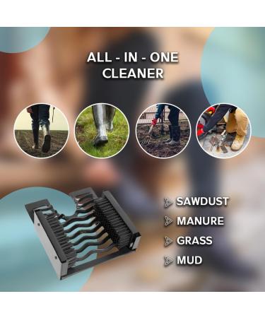 3-in-1 ACL Boot Scraper & Brush - Heavy Duty Shoe Cleaner for Wellingtons | Ideal for Outdoors - Buy Online on SooperMarket.com
