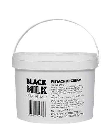 Black Milk Pistachio Cream Spread for Catering 3kg - Gluten Free - Single - Extra Large Tub