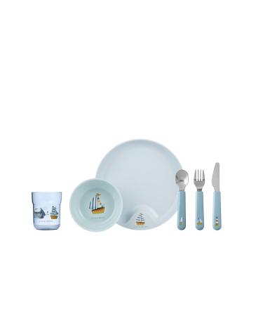 Mepal-Children's dishes 6-part MEPAL MEPAL-Kinder dishes-including children's glass children's shell children's bowl and children's best-hand-dishwasher-safe & BPA-free-6-part-Sailors Bay 02. Sailors Bay