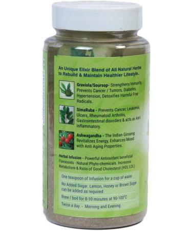 AOZA Paithan Eco Foods Anjaneya Graviola Simaruba Ashwagandha Infusion 100 GM - Buy Online on SooperMarket.com