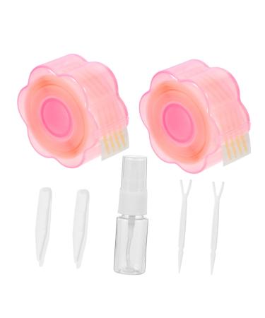 Gogogmee Eye Lift Strips 1 Set Lace Double Eyelid Sticker for Makeup Invisible Eyelid Tape Encounter Water Tool Makeup Supplies 5.3x5.3cm As Shown 1
