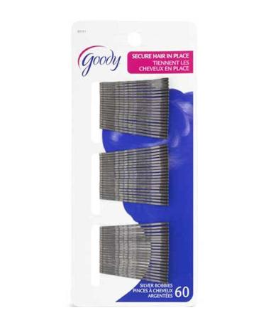 Goody Bobby Pins Silver 2 Inch 60 Count