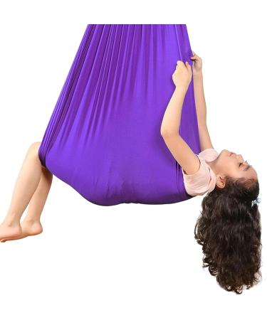 Ssimoo Stretchy Sensory Body SOX - Full-Body Calming Wrap for Autism & Anxiety Relief | Purple 100x280cm - Buy Online on SooperMarket.com