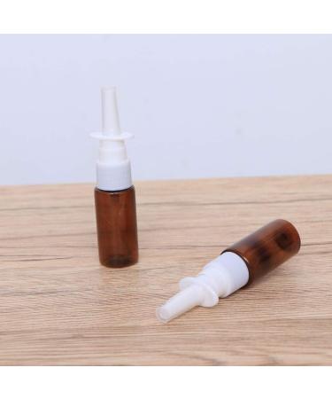 Beavorty 10-Pack Refillable Plastic Spray Bottles for Nasal Spray & Travel | Fine Fog Hairspray Containers - Durable & Portable - Buy Online on SooperMarket.com