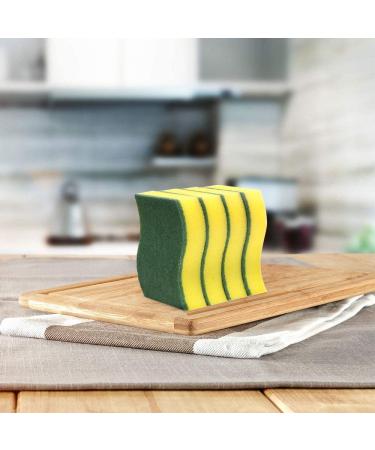 AIDEA Heavy Duty Scrub Sponge-12 Count | Stink Free Eco Scrub Pads for Effortless Cleaning | Dishes, Pots, Pans | 4.3 x 3.12 x 1.2 | Pack of 1 - Buy Online on SooperMarket.com