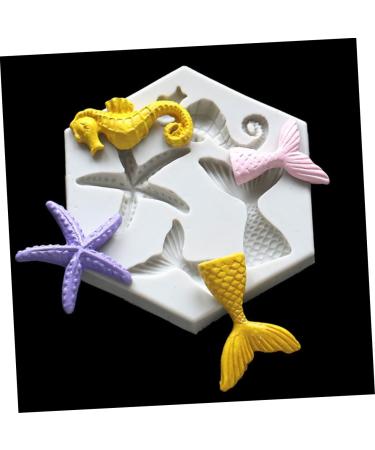 MAGICLULU DIY Baking Mold 4 Pcs Mold Cake Silica Gel Fudge Silicone Sweet Mould 9X7.5X0.8CMx2pcs Greyx2pcs - Buy Online on SooperMarket.com