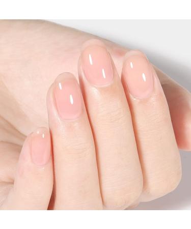 AILLSA Nude Gel Polish - Light Rose Pink Skin Color Sheer Nail Polish 15ml - Buy Online on SooperMarket.com