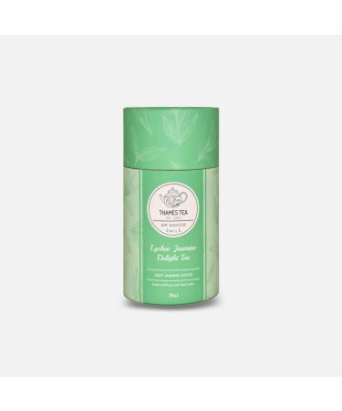 Thames Tea | Premium Selection of Flavoured Tea | Luxury British Tea Experience | Loose Leaf Tea | Fruit & Herbal Tea | Loose Tea | Tubebox (Lychee Jasmine Tea)