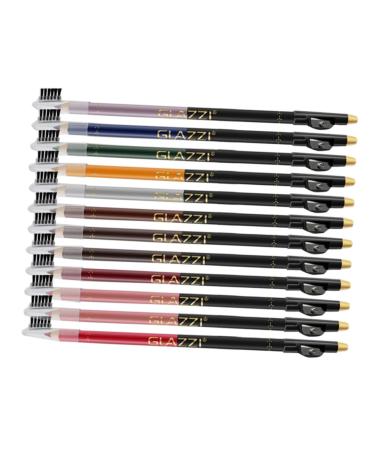 BELLIFFY 12pcs Lip Liner Eyeliner Makeup Supplies Gel Eyeliner Long Lasting Eyeliner Gray Eyeliner Plastic