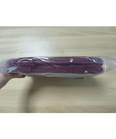 Narwey Hanging Travel Toiletry Bag for Women - Wine Red Medium Size Organizer for Cosmetics and Makeup - Buy Online on SooperMarket.com