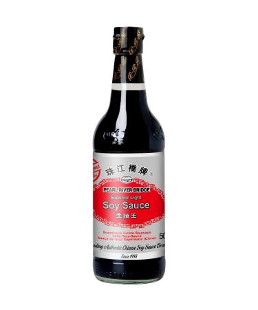 PEARL RIVER BRIDGE - Superior Light Soy Sauce - (1 X 500 ML) 1-Pack Light 500 ML