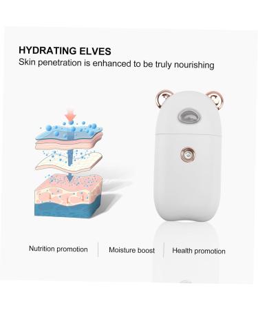 Baluue 1pc Beauty Humidifier Portable Face Skin Humidifier White Electronic Component - Buy Online on SooperMarket.com