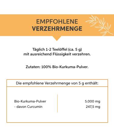 Organic Turmeric Powder 200g | Premium Curcuma for Golden Milk | 100% Pure Raw Food Quality No Additives - Buy Online on SooperMarket.com