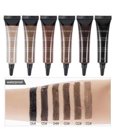 Professional Eyebrow Interlocking Cream with Brush | Water-Density Tinting Gel & Cosmetics Tools - Buy Online on SooperMarket.com