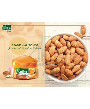 Vatika Naturals Nourish & Protect Hair Cream - Henna Almond & Aloe Vera - 140ml | Nourishing Styling Cream for Healthy Hair - Buy Online on SooperMarket.com