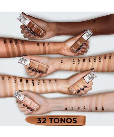 L'Oreal Paris Perfect Match Liquid Foundation SPF 16 30ML - Light Shimmer Honey/Miel 6.N - Buy Online on SooperMarket.com