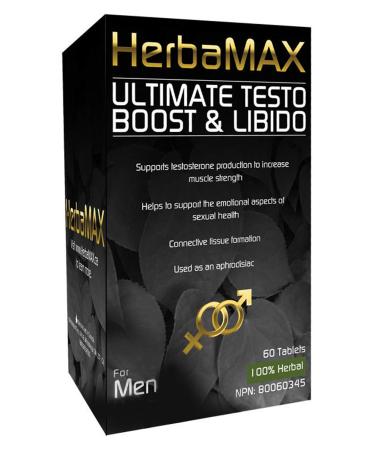 HerbaMAX Ultimate Testo Boost | 60 Tablets | HerbaMAX |