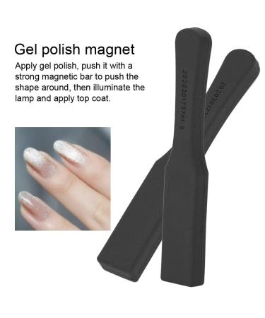 3pcs Nail Art Magnetic Stick - Portable Cat Eye Gel Nail Polish Magnet Wand | DIY Manicure Tool (Black) - Shop Internationally - Buy Online on SooperMarket.com