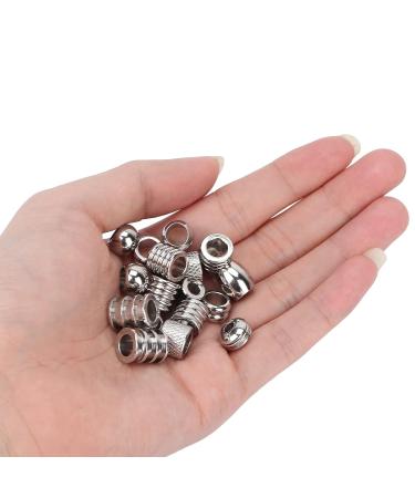 18PCS Stainless Steel Hair & Beard Beads for Braiding - Viking Style - Buy Online on SooperMarket.com