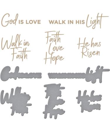 Spellbinders Faith Sentiments Glimmer Hot Foil Plate Set - Metal - Buy Online on SooperMarket.com