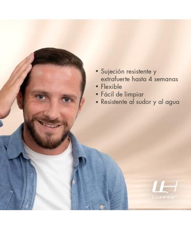Adhesive Tape for Wigs and Hair Prosthetics - Smart Hold: Flexible and Gentle Adhesive Tape - Strong Adhesive Power - Resilient and Extra Strong Hold up to 4 Weeks - Curved CC Shape - LuxHair - Buy Online on SooperMarket.com
