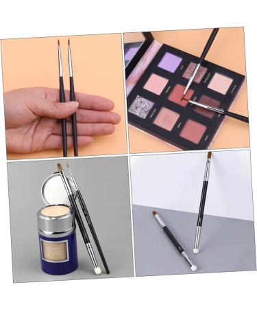 Baluue 1 Set Concealer Brush Makeup Brushe Eyeshadow Brush Makeup Handle Brush Lip Black Man-made Fiber - Buy Online on SooperMarket.com