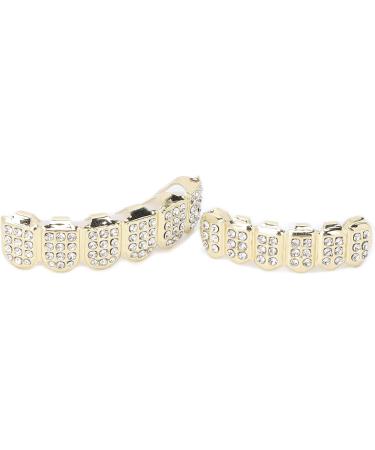 Hip Hop Teeth Brace Hip Hop Teeth Fashionable for Halloween Party for Hip Hop Fashion Shows for Concert for Men for Women(gold) - Buy Online on SooperMarket.com