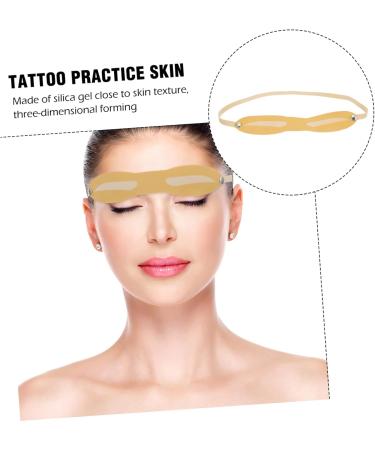 Angoily 70 Pcs Eyebrow Practice Skin Eye Brow Pen Fake Skin Artificial Skin Practice Tools Water Proof - Buy Online on SooperMarket.com