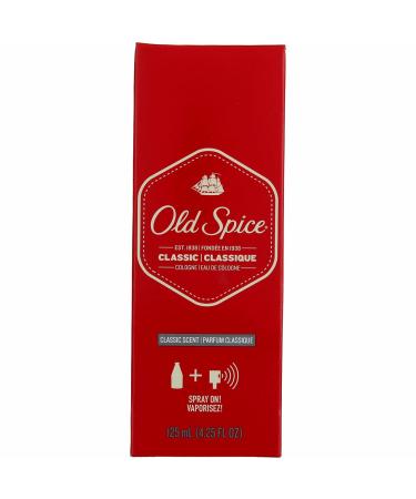 Old Spice Classic Cologne Spray 4.25 oz (Pack of 2) - Buy Online on SooperMarket.com