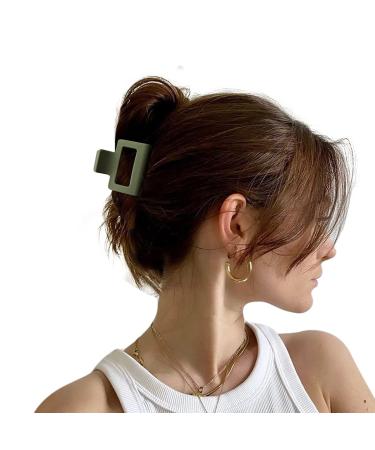 Bmobuo 4 PCS Matte Square Hair Claw Clips for Thick Hair - Cute & Cool Hair Clips for Women - Buy Online on SooperMarket.com