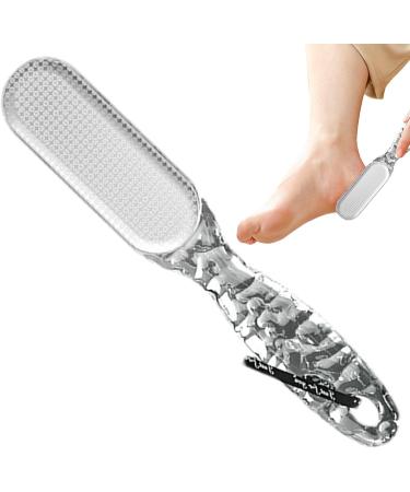 Foot Brush Scrubber 2-in-1 Multi Purpose Callus Remover - Multi-Purpose Pedicure Tools Foot Scrubber for Dead Skin - Reduces Calluses Corns Transparent Gray - Buy Online on SooperMarket.com