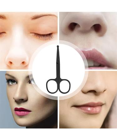 TEMKIN Nose Hair Trimmer - Mini Stainless Steel Ergonomic Cutter for Men & Women - Portable Round Head Scissors in Silver - Best Beauty Tool for Smooth Grooming - Buy Online on SooperMarket.com
