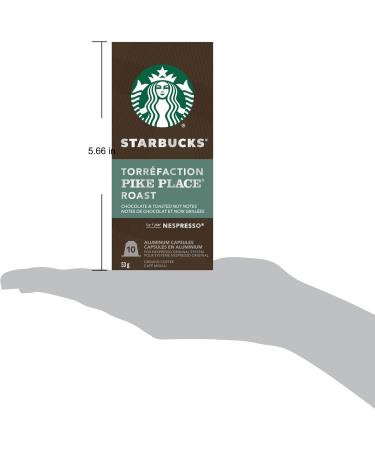 Starbucks By Nespresso Pike Place 10 Nespresso Coffee Pods - Buy Online on SooperMarket.com