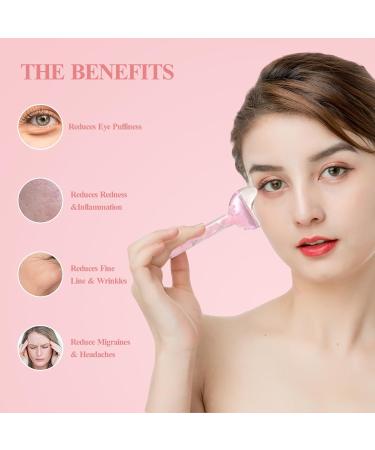 Buy Ice Globes for Facials Tighten Skin Reduce Puffiness & Enhance Circulation (Pink) | International Shipping Available - Buy Online on SooperMarket.com