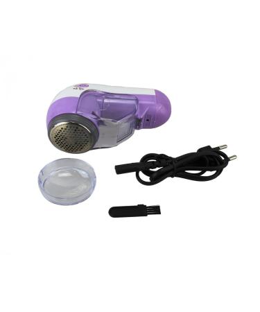 Lint remover with mains operation Lint shaver with collecting container Lint cutter Wool shaver Textile shaver (purple)