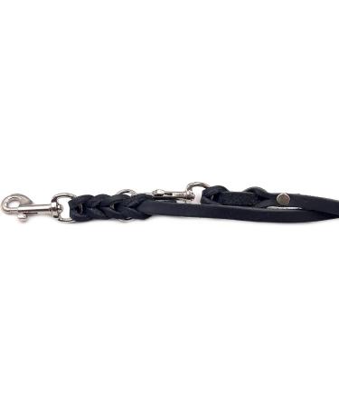 Adjustable Dog Liner for Small & Large Dogs - 2m 2.40m 2.80m 3.50m 5m - Double Linen Black - Perfect for Training & Walks - Buy Online on SooperMarket.com