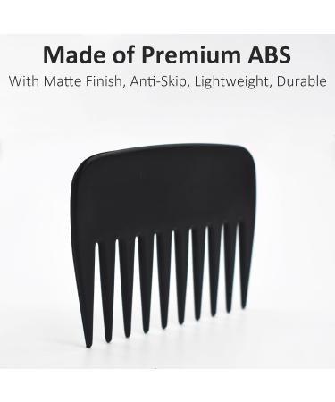 Professional Anti Static Wide Tooth Detangling Comb - Salon Quality Afro Comb for Men and Women - Buy Online on SooperMarket.com