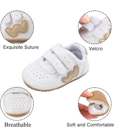 Cheerful Mario Baby First Walking Shoes | Soft PU Leather | Anti-Slip Sole | 6-12 Months | Gold - Buy Online on SooperMarket.com