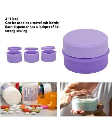 Verdant Touch Empty Silicone Cream Jar Silicone Cream Jars Travel Makeup Containers Set 3 Dispensers Refillable Empty Cream Jars with ed Lids and Spoon Portable Pink for Travel - Buy Online on SooperMarket.com