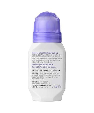 CRYSTAL Deodorant Mineral Deodorant Roll-On  Lavender & White Tea 2.25 oz (Pack of 5) - Buy Online on SooperMarket.com