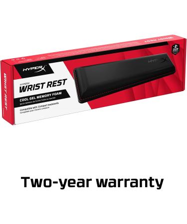 HyperX Compact Wrist Rest - Cooling Gel & Memory Foam - Anti-Slip Ergonomic Support - Buy Online on SooperMarket.com